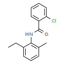 2-chloro-N-(2-ethyl-6-methylphenyl)benzamide结构式
