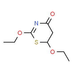 4H-1,3-Thiazin-4-one,2,6-diethoxy-5,6-dihydro-(9CI)结构式