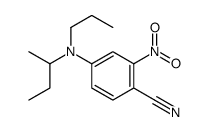 4-(仲丁基(丙基)氨基)-2-硝基苯甲腈结构式