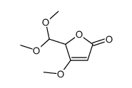 2-(dimethoxymethyl)-3-methoxy-2H-furan-5-one结构式