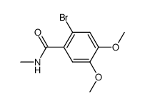 2-bromo-4,5-dimethoxy-N-methylbenzamide结构式