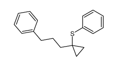 phenyl(1-(3-phenylpropyl)cyclopropyl)sulfane结构式