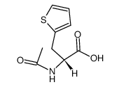 (R)-2-acetamido-3-(2-thienyl)propanoic acid Structure