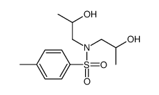 N,N-bis(2-hydroxypropyl)-p-toluenesulphonamide结构式