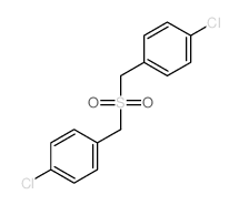 1-chloro-4-[(4-chlorophenyl)methylsulfonylmethyl]benzene Structure