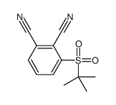 3-tert-butylsulfonylbenzene-1,2-dicarbonitrile结构式
