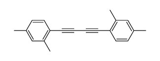 1,4-bis(2,4-dimethylphenyl)buta-1,3-diyne Structure