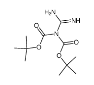 N,N-bis(tert-butoxycarbonyl)guanidine结构式