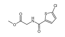 methyl (5-chlorothiophene-2-carbonyl)glycinate Structure