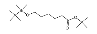tert-butyl 6-(tert-butyldimethylsilyloxy)hexanoate结构式