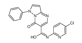N-(5-chloropyridin-2-yl)-7-oxo-1-phenylpyrazolo[1,5-a]pyrimidine-6-carboxamide Structure