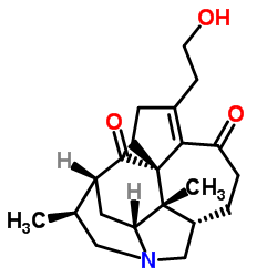 虎皮楠生物碱B结构式