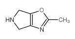 2-甲基-5,6-二氢-4H-吡咯并[3,4-d]噁唑结构式