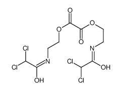 bis[2-[(2,2-dichloroacetyl)amino]ethyl] oxalate结构式
