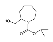 2-羟基甲基-氮杂烷-1-羧酸叔丁酯结构式