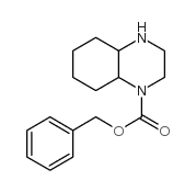 八氢-1(2H)-喹噁啉e羧酸苯甲酯结构式