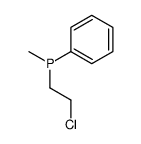 2-chloroethyl-methyl-phenylphosphane Structure