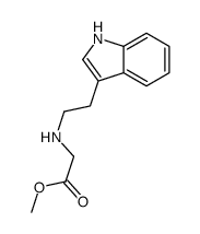methyl 2-[2-(1H-indol-3-yl)ethylamino]acetate Structure