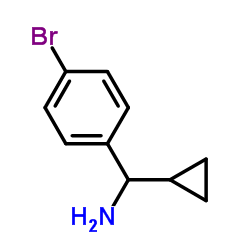 1-(4-Bromophenyl)-1-cyclopropylmethanamine Structure