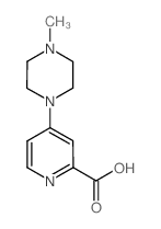 4-(4-methylpiperazin-1-yl)pyridine-2-carboxylic acid Structure