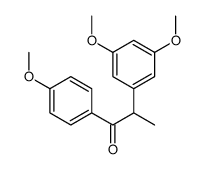 2-(3,5-dimethoxyphenyl)-1-(4-methoxyphenyl)propan-1-one Structure