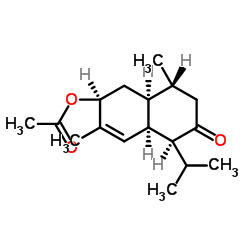 3-乙酰氧基-4-杜松萜烯-8-酮结构式