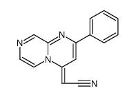 Acetonitrile, 2-(2-phenyl-4H-pyrazino[1,2-a]pyrimidin-4-ylidene) Structure