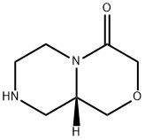 (S)-六氢[2,1-C][1,4]噁嗪-4(3H)-酮结构式