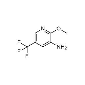 2-甲氧基-5-(三氟甲基)吡啶-3-胺结构式