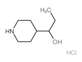 4-PIPERIDINEMETHANOL, .α.-ETHYL-, HYDROCHLORIDE Structure