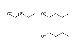 titanium(3+) pentan-1-olate结构式