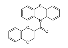 10-(2,3-dihydro-benzo[1,4]dioxine-2-carbonyl)-10H-phenothiazine Structure