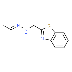 Acetaldehyde, 2-benzothiazolylmethylhydrazone (9CI) Structure
