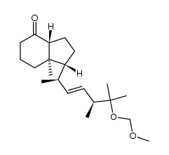 (1R,3aR,7aR)-1-((2R,5S,E)-6-(MethoxyMethoxy)-5,6-dimethylhept-3-en-2-yl)-7a-Methylhexahydro-1H-inden-4(2H)-one Structure