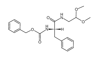 Z-Phe-glycinal dimethyl acetal结构式