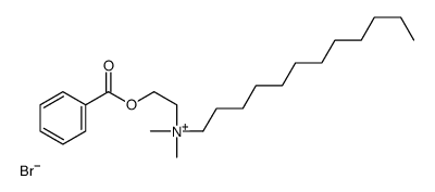 2-benzoyloxyethyl-dodecyl-dimethylazanium,bromide Structure