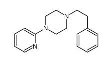 1-(2-Phenylethyl)-4-(2-pyridinyl)piperazine结构式