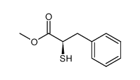 (R)-methyl 2-mercapto-3-phenylpropionate结构式