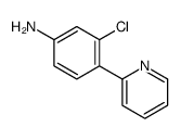 3-氯-4-(吡啶-2-基)苯胺结构式