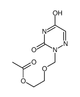 2-[(3,5-dioxo-1,2,4-triazin-2-yl)methoxy]ethyl acetate结构式