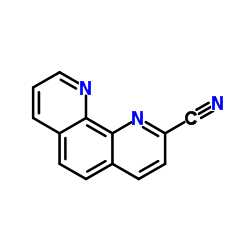 2-腈基-1,10-邻菲啰啉结构式