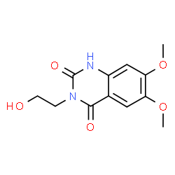 3-(2-Hydroxyethyl)-6,7-dimethoxyquinazoline-2,4(1H,3H)-dione structure