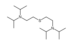 BIS(2-DIISOPROPYLAMINOETHYL)SULPHIDE Structure
