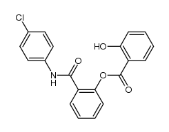 2-salicyloyloxy-benzoic acid-(4-chloro-anilide) Structure