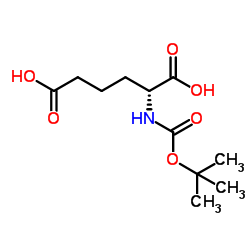 Boc-D-2-aminoadipic acid structure
