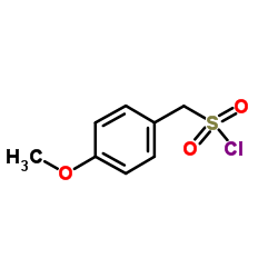 (4-Methoxyphenyl)methanesulfonyl chloride Structure