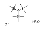 chloro-[tris(trimethylsilyl)methyl]indium,hydrate结构式