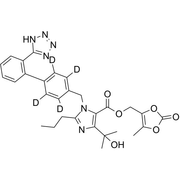 Olmesartan-d4 Medoxomil Structure