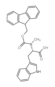 Fmoc-N-甲基-L-色氨酸结构式