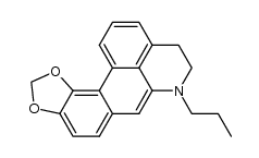 6a,7-dehydro-N-(n-propyl)noraporphine Structure